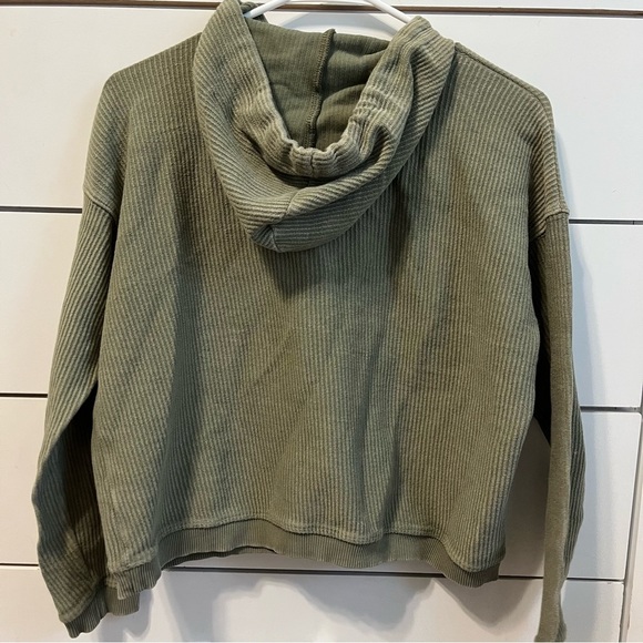 Aerie Green Sweatshirt Pullover - Picture 3 of 5